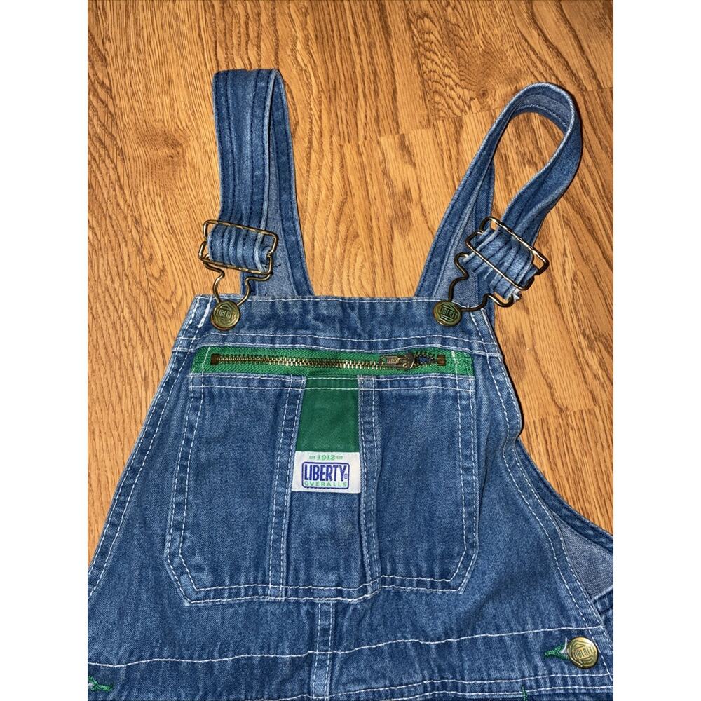 Liberty Youth Size 14R Youth Bib Overalls 100% Cotton Blue Denim NWT 11906DB9